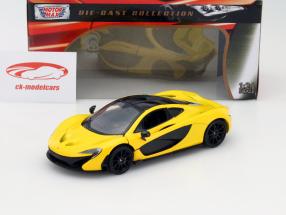 Motormax 1 24 Mclaren P1 Yellow 79325 Model Car 79325 661732793259