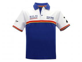 Stefan Bellof shirt Polo record du tour 6:11.13 min bleu / blanc 