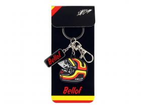 Stefan Bellof Porte-clés casque rouge / jaune / noir