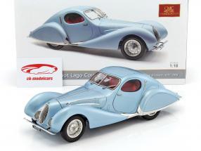 Talbot Lago Coupe T150 C-SS Teardrop Figoni & Falaschi year 1937-1939 light blue metallic 1:18 CMC