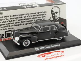 Lincoln Continental Movie The Godfather 1972 black 1:43 Greenlight