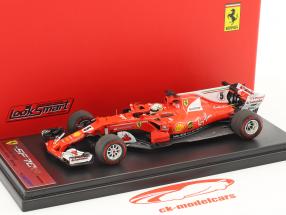 ルックスマート1/43 フェラーリSF-70H S.ベッテル2017年モナコGP