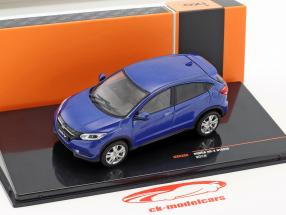Honda HR-V Hybrid ano de construção 2014 azul metálico 1:43 Ixo