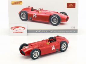 Peter Collins Ferrari D50 #14 胜利者 法国 GP 公式 1 1956 1:18 CMC