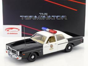Dodge Monaco Metropolitan Police año de construcción 1977 película Terminator (1984) con T-800 figura 1:18 Greenlight