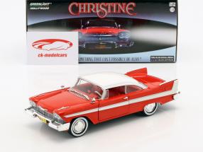 Plymouth Fury anno di costruzione 1958 film Christine (1983) rosso / bianco / argento 1:24 Greenlight
