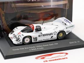 Porsche 956K Brun #19 5e 1000km Brands Hatch 1984 Bellof, Grohs 1:43 CMR