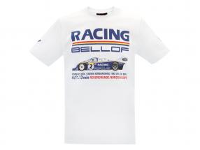 Stefan Bellof Porsche 956K T-Shirt record du tour 6:11.13 min Nürburgring 1983 blanc