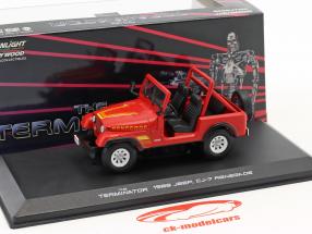 Sarah Conner's Jeep CJ-7 año de construcción 1983 película Terminator (1984) rojo 1:43 Greenlight