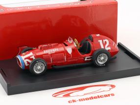 Alberto Ascari Ferrari 375 #12 Rookie Test Indianapolis champion du monde F1 1952 1:43 Brumm