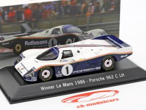 Porsche 962 C LH #1 Vencedor 24 LeMans 1986 Bell / Stuck / Holbert 1:43 Spark