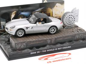 BMW Z8 James Bond-film The World is Not Enough zilver 1:43 Ixo