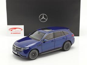 Mercedes-Benz EQC 4Matic (N293)  ano de construção 2019 brilhante azul 1:18 NZG
