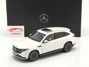 Mercedes-Benz EQC 4Matic (N293) año de construcción 2019 diamante blanco 1:18 NZG