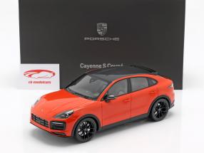 Porsche Cayenne S Coupe 建造年份 2019 lava 橙 1:18 Norev
