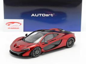 McLaren P1 année de construction 2013 volcan rouge 1:18 AUTOart