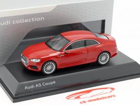 Audi A5 Coupe tango rød 1:43 Spark