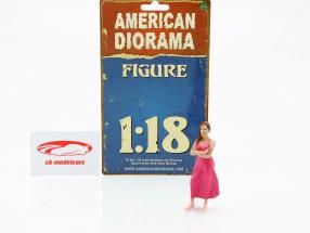 Partygängerin Figur #2 1:18 American Diorama