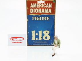 Sentado Old Casal Figura #2 1:18 American Diorama