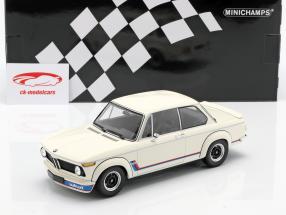 BMW 2002 Turbo (E20) Bouwjaar 1973 wit 1:18 Minichamps