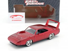 Dodge Charger Daytona År 1969 Fast and Furious 6 2013 rød 1:24 Jada Toys