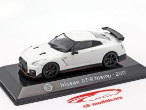 Nissan GT-R Nismo R35 Anno di costruzione 2017 bianca 1:43 Altaya