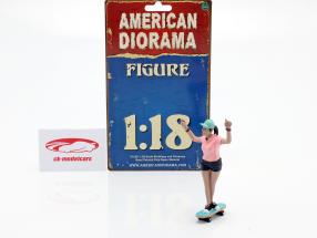 Skateboarder figur #4 1:18 American Diorama