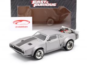 Dom's Ice Dodge Charger R/T Fast and Furious 8 argent 1:24 Jada Toys