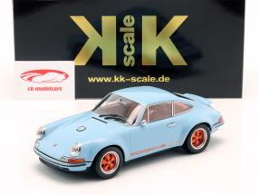 Singer Coupe Porsche 911 Модификация залив синий / оранжевый 1:18 KK-Scale