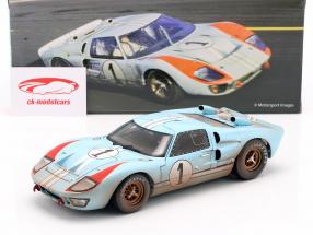 Ford GT40 MK II Dirty Version #1 второй 24h LeMans 1966 Miles, Hulme 1:18 ShelbyCollectibles