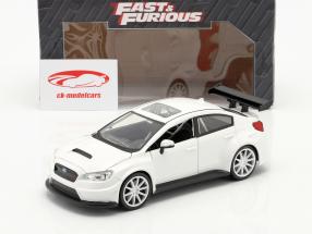 Mr. Little Nobody's Subaru WRX STI Fast and Furious 8 blanco 1:24 Jada Toys