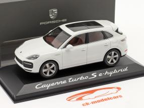 Porsche Cayenne Turbo S E-Hybrid Ano de construção 2019 carrara Branco 1:43 Minichamps