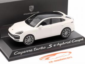 Porsche Cayenne Turbo S E-Hybrid Coupe 2019 carrara bianca 1:43 Norev