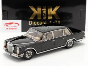 Mercedes-Benz 600 SWB (W100) Bouwjaar 1963 zwart 1:18 KK-Scale