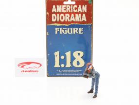 figura #1 Fêmea Machanic 1:18 American Diorama