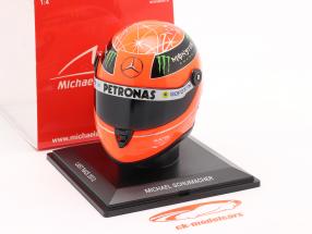 M. Schumacher Mercedes W03 Last Race Sao Paulo formule 1 2012 helm 1:4 Schuberth