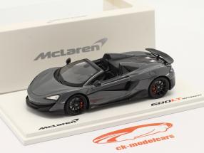 McLaren 600LT Spider Ano de construção 2019 chicane cinza 1:43 TrueScale