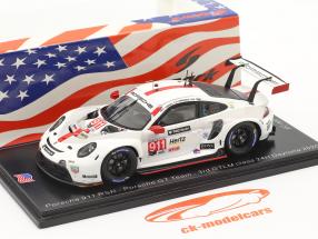 Porsche 911 RSR #911 第三名 GTLM类 24h Daytona 2020 Porsche GT Team 1:43 Spark