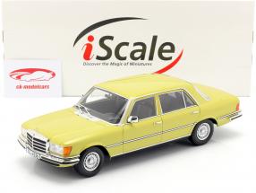 Mercedes-Benz S-класс 450 SEL 6.9 (W116) 1975-1980 мимоза желтая 1:18 iScale
