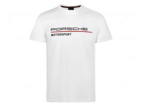 Pour des hommes T-shirt Porsche Motorsport 2021 logo blanche