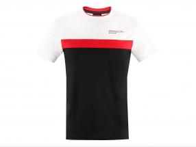 de los hombres Camiseta de manga corta Porsche Motorsport 2021 logo blanco / rojo / negro