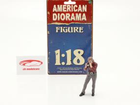 Race Day Series 1 figura #2 fotógrafo anos 60 1:18 American Diorama