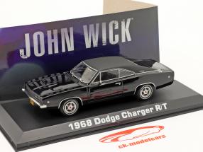 Dodge Charger R/T 1968 Movie John Wick (2014) black 1:43 Greenlight