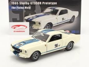 Ford Mustang Shelby GT350R The Flying Mule 1965 #98 white / blue 1:18 GMP