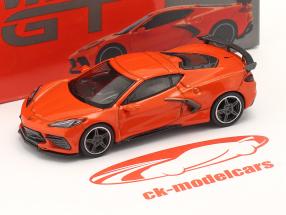 Chevrolet Corvette C8 Stingray LHD Année de construction 2020 Sebring Orange 1:64 TrueScale