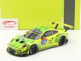 Porsche 911 GT3 R #911 24h Nürburgring 2018 Manthey Grello 1:18 Ixo