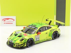 Porsche 911 GT3 R #911 Winner VLN 1 Nürburgring 2018 Manthey Grello 1:18 Ixo