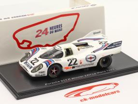 Porsche 917K #22 vinder 24h LeMans 1971 Marko, van Lennep 1:43 Spark