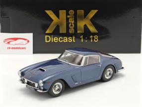 Ferrari 250 GT SWB Passo Corto 1961 bleu métallique 1:18 KK-Scale