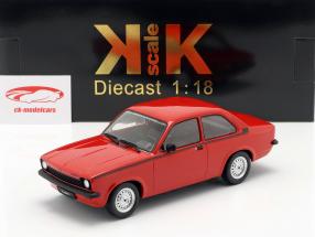 Opel Kadett C Junior Año de construcción 1976 rojo / negro 1:18 KK-Scale